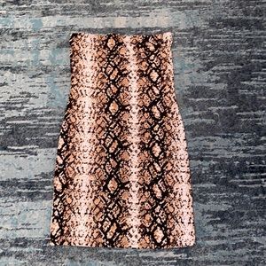 Poly&esther-midi dress